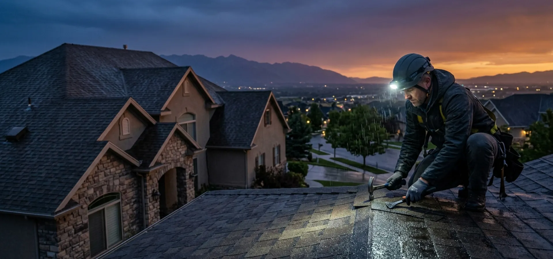 Roof leak repair in Spanish Fork