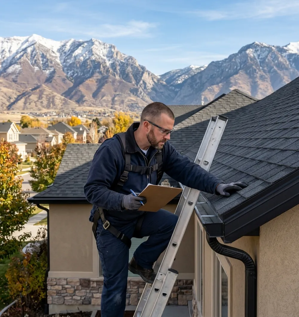 Roof leak inspection in Spanish Fork